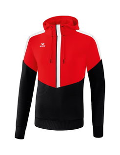 Erima Hoodie Squad (Cotton Touch) red/black/white Kids